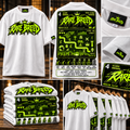 Rare breed white T-shirt with retro phone snake edition
