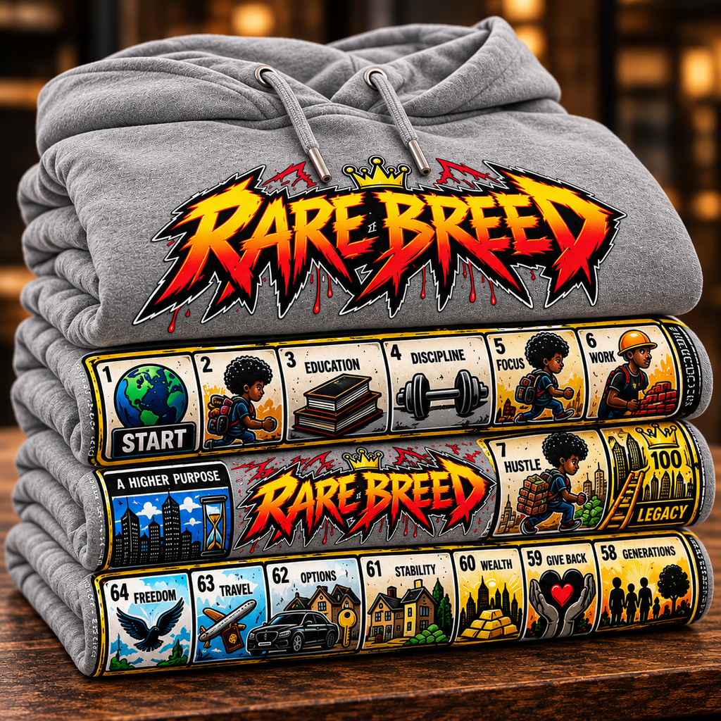 Rare breed Grey hoodie
