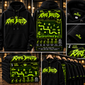 Rare breed Black hoodie with retro phone snake edition