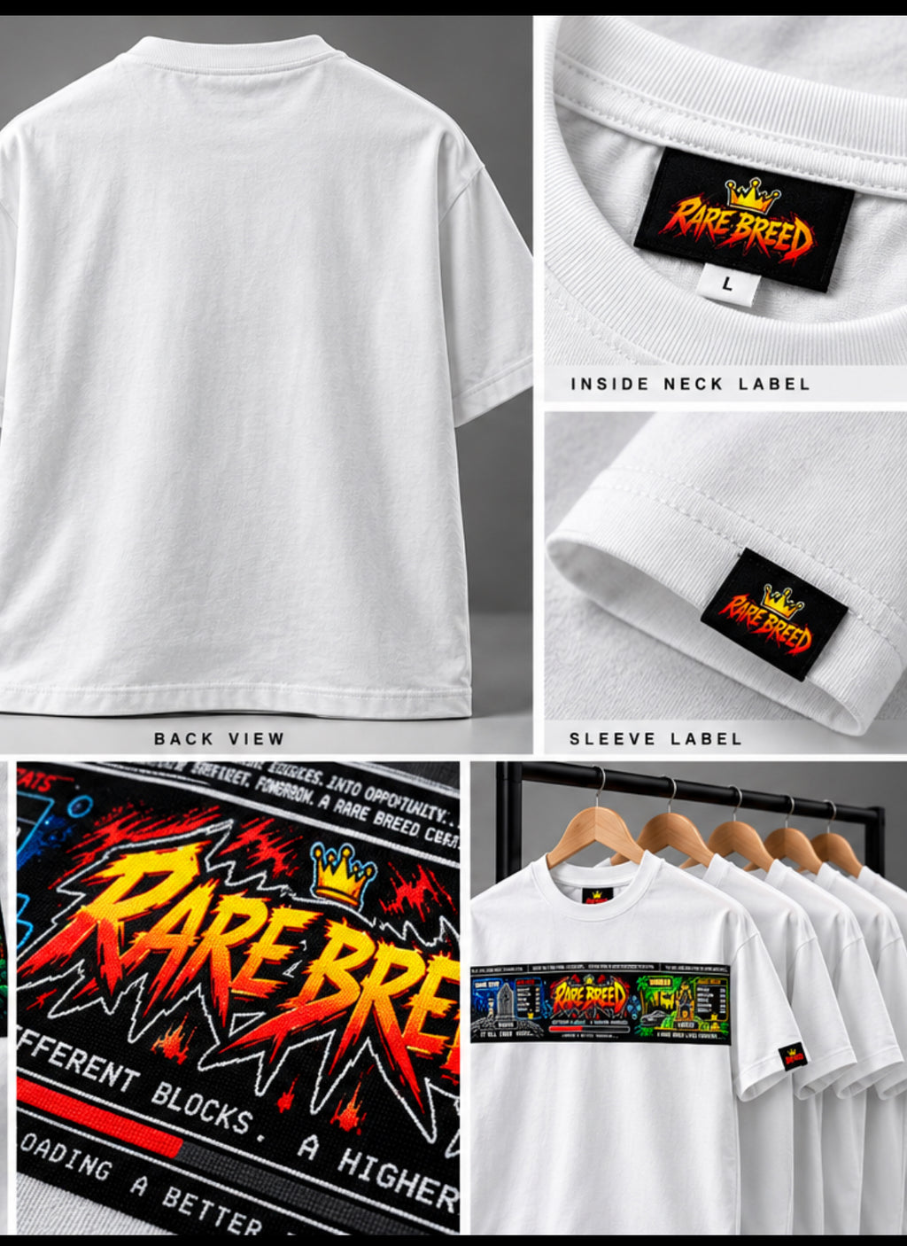Rare breed T-shirt retro strip